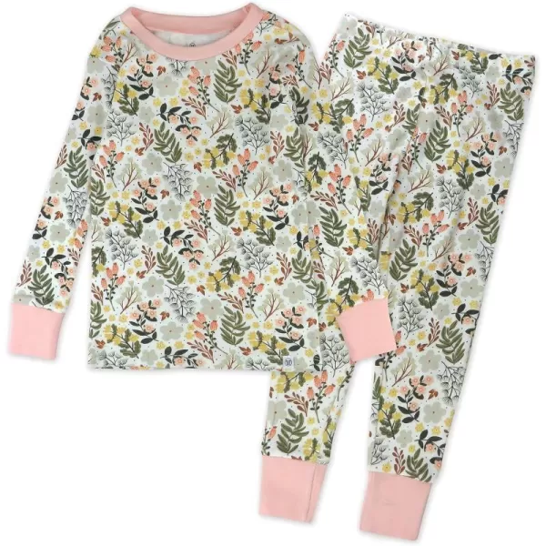 HonestBaby Multipack 2Piece Pajamas Sleepwear PJs 100 Organic Cotton for Infant Baby and Toddler Boys UnisexScottish Ivy