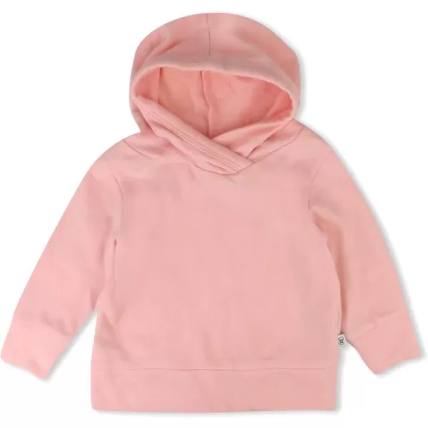 HonestBaby Multipack Pullover Hoodie Sweatshirt Jogger Sweatpant Sets Organic Cotton Baby Toddler Boys Girls UnisexPink Hoodie