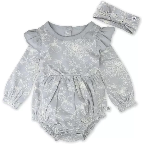 Sketchy Floral Gray