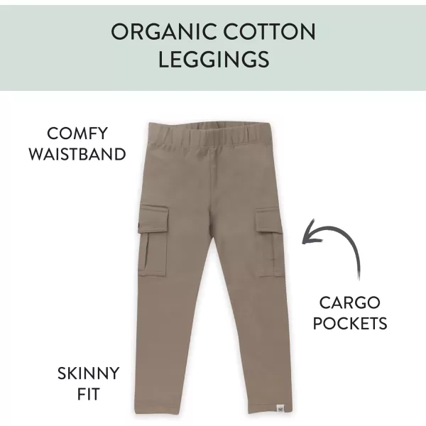 HonestBaby Multipack Leggings Skinny Flare and Cargo Pants Organic Cotton for Infant Baby Girls Toddlers Little Kids3pack Cheetah