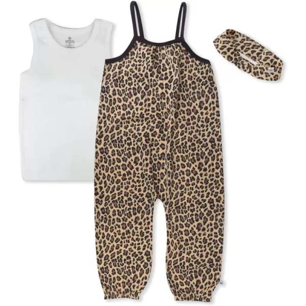 HonestBaby unisexbaby Romper Coverall Sets Onepiece Jumpsuit Organic Cotton for Infant Baby Boys Girls UnisexCheetah