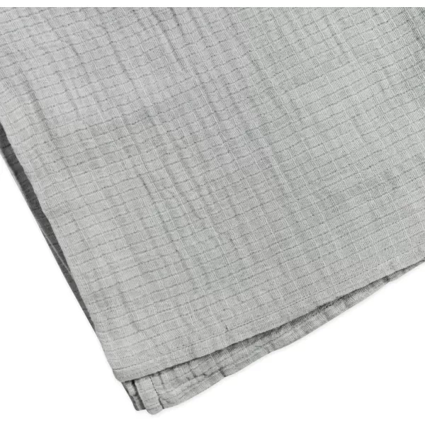 HonestBaby 2Pack Organic Cotton Swaddle Blankets Watercolor WorldNavy One Size A251B2pack Pattern PlayGray One Size