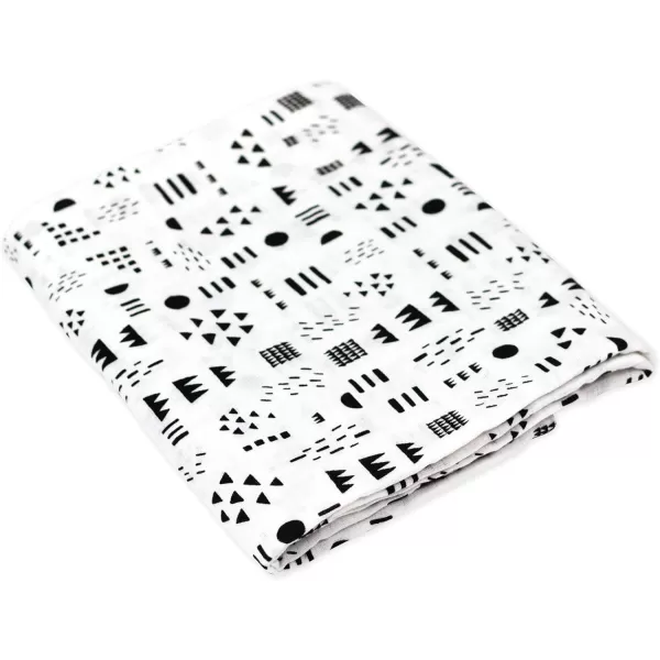 HonestBaby 2Pack Organic Cotton Swaddle Blankets Watercolor WorldNavy One Size A251B3pack Pattern Play One Size