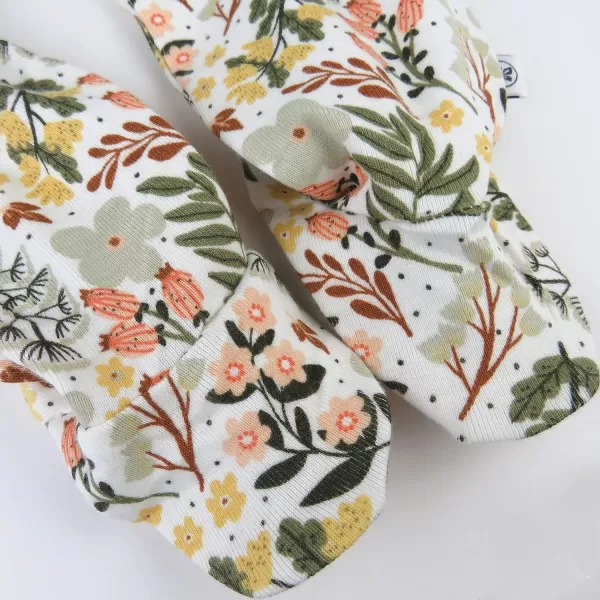HonestBaby 3Pack Footed Pants Roomy Fit Pull on Bottoms 100 Organic Cotton for Infant Baby Boys Girls UnisexScottish Ivy