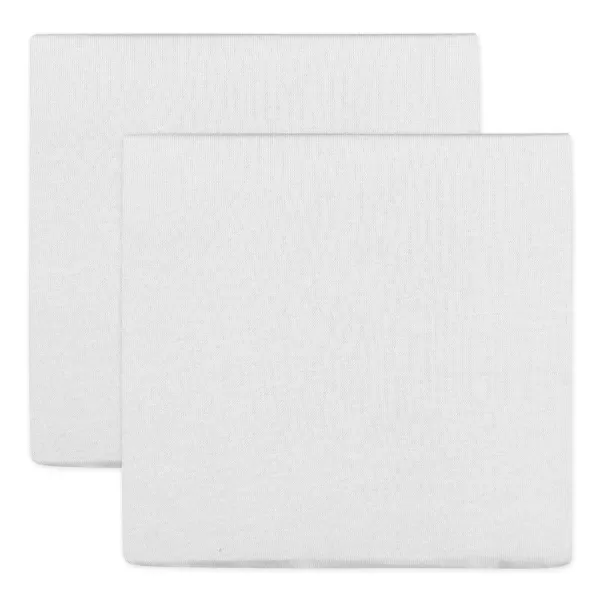 HonestBaby Boys Organic Cotton Changing Pad Cover Black One Size2Piece Bright White One Size