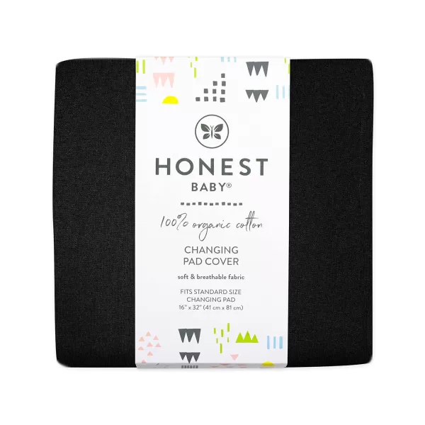 HonestBaby Boys Organic Cotton Changing Pad Cover Black One SizeBlack One Size
