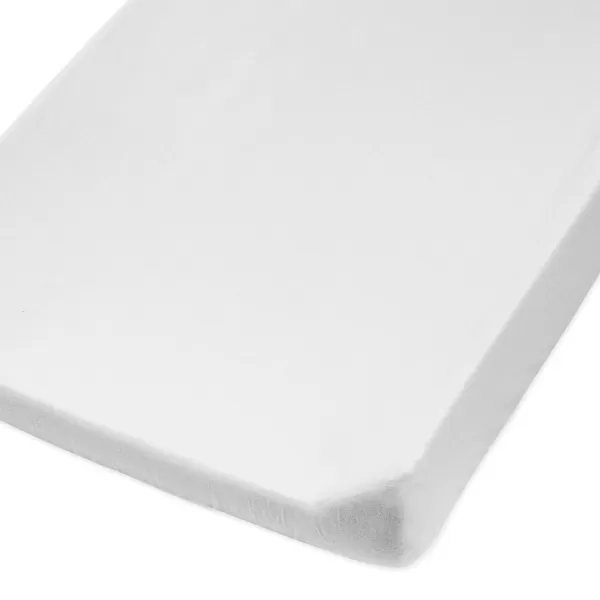 HonestBaby Boys Organic Cotton Changing Pad Cover Black One SizeBright White One Size