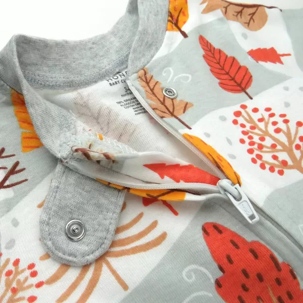 HonestBaby Footed Sleep amp Play Pajamas Organic Cotton for Infant Baby Boys LEGACY2 Fallpeak