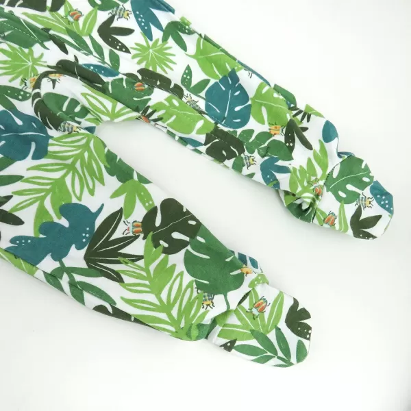 HonestBaby Footed Sleep amp Play Pajamas Organic Cotton for Infant Baby Boys LEGACY2 Jungle Jam