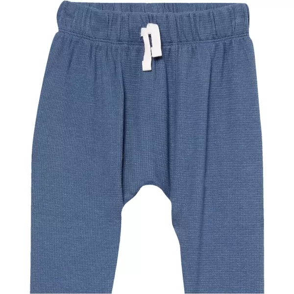 HonestBaby Honest Pants Joggers Pull on 100 Organic Cotton for Infant Baby and Toddler Boys Girls Unisex2pack Navy