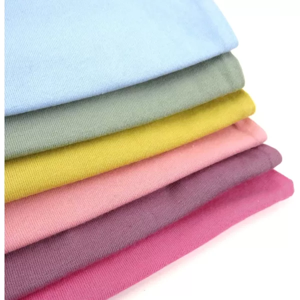 HonestBaby Multipack Long Sleeve TShirts Tee 100 Organic Cotton Infant BabyToddlerLittle Kids BoysGirlsUnisex Legacy6pack Autumn Pinks