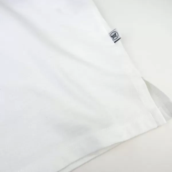 HonestBaby Multipack Short Sleeve TShirt Tee 100 Organic Cotton Infant Baby Toddler Little Kids Boys Girls Unisex10pack Bright White Polo