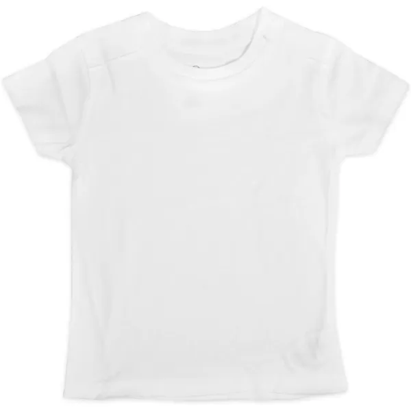 HonestBaby Multipack Short Sleeve TShirt Tee 100 Organic Cotton Infant Baby Toddler Little Kids Boys Girls Unisex5pack Gray Ombre