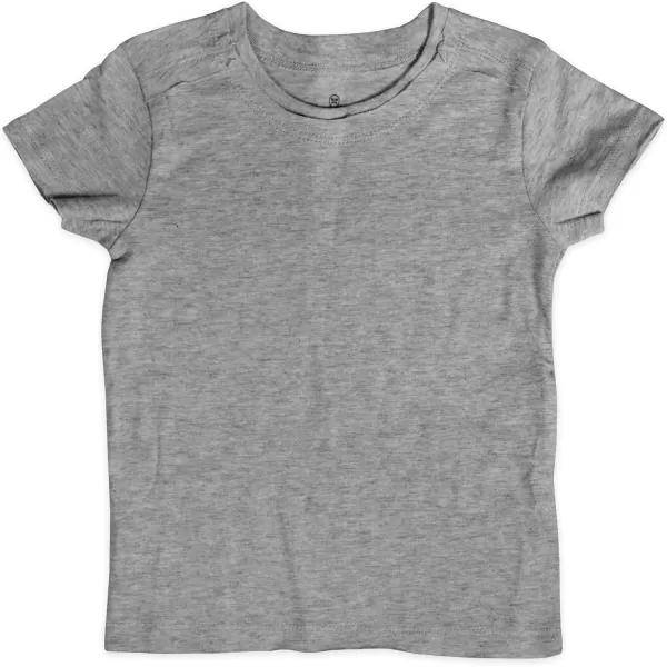 HonestBaby Multipack Short Sleeve TShirt Tee 100 Organic Cotton Infant Baby Toddler Little Kids Boys Girls Unisex5pack Pattern Play