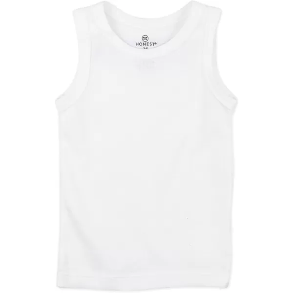 HonestBaby Muscle Tee Sleeveless TShirt Multipack Organic Cotton for Infant Baby  Toddler Unisex Boys  Girls5pack Blue Ombre