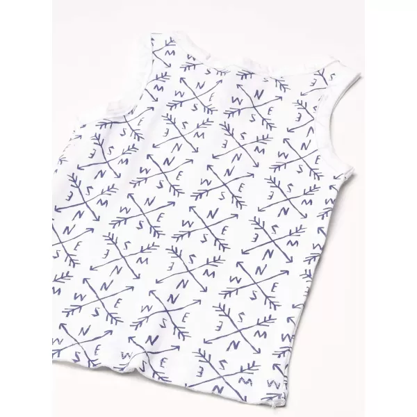 HonestBaby Muscle Tee Sleeveless TShirt Multipack Organic Cotton for Infant Baby  Toddler Unisex Boys  Girls5pack Dots  Dashes