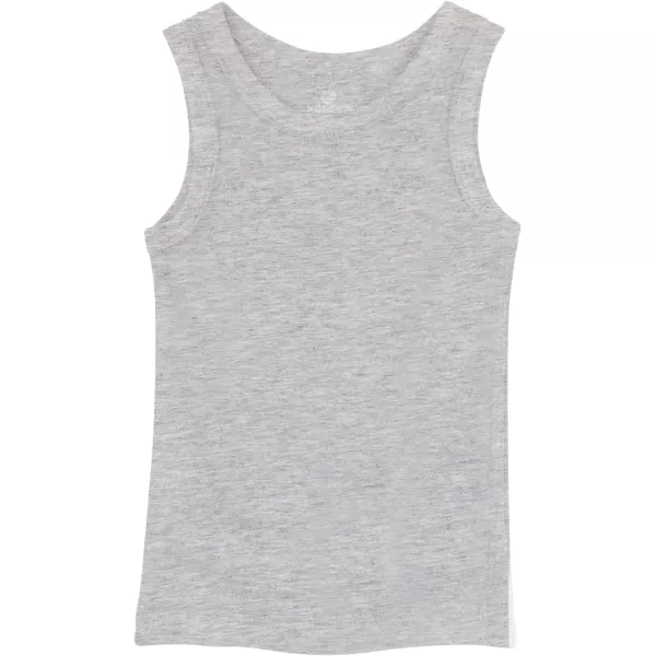 HonestBaby Muscle Tee Sleeveless TShirt Multipack Organic Cotton for Infant Baby  Toddler Unisex Boys  Girls5pack Gray Ombre