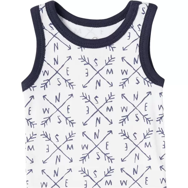 HonestBaby Muscle Tee Sleeveless TShirt Multipack Organic Cotton for Infant Baby  Toddler Unisex Boys  Girls5pack Watercolor World