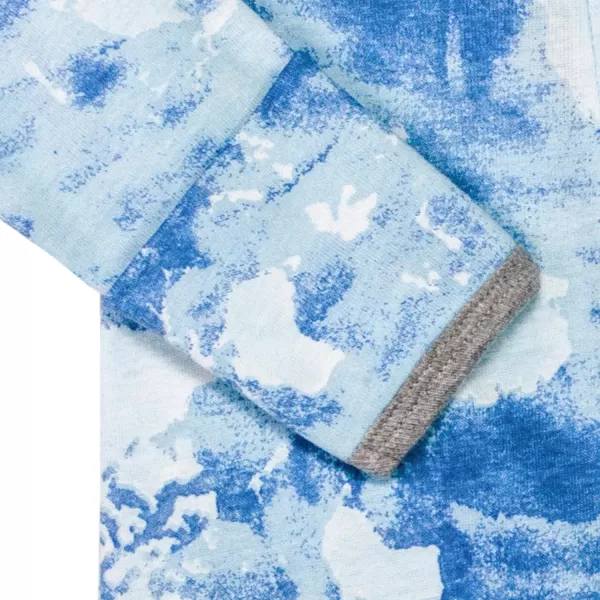 HonestBaby Sleep and Play Footed Pajamas OnePiece Sleeper Jumpsuit Zipfront PJs Organic Cotton for Baby Boys Unisex1 Watercolor World