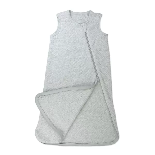 HonestBaby Wearable Blankets Sleeping Bags Swaddle Transition 100 Organic Cotton for Infant Baby Boys Girls Unisex Sage MediumLight Gray Heather Small