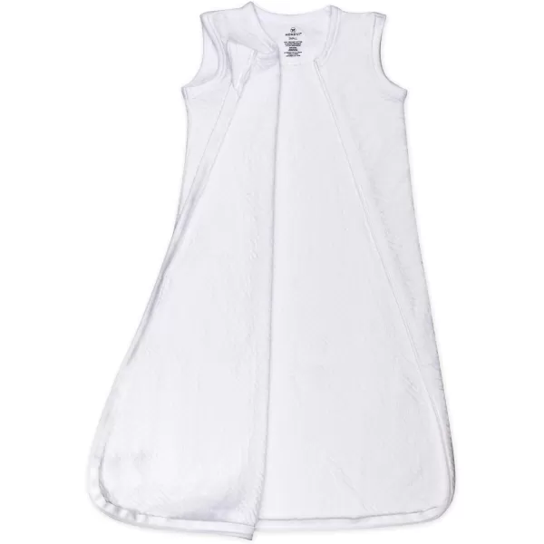 HonestBaby Wearable Blankets Sleeping Bags Swaddle Transition 100 Organic Cotton for Infant Baby Boys Girls UnisexBright White