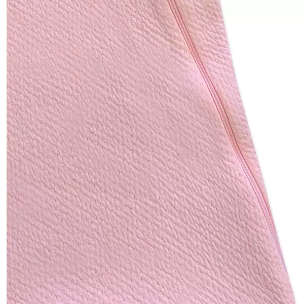 HonestBaby Wearable Blankets Sleeping Bags Swaddle Transition 100 Organic Cotton for Infant Baby Boys Girls UnisexPink