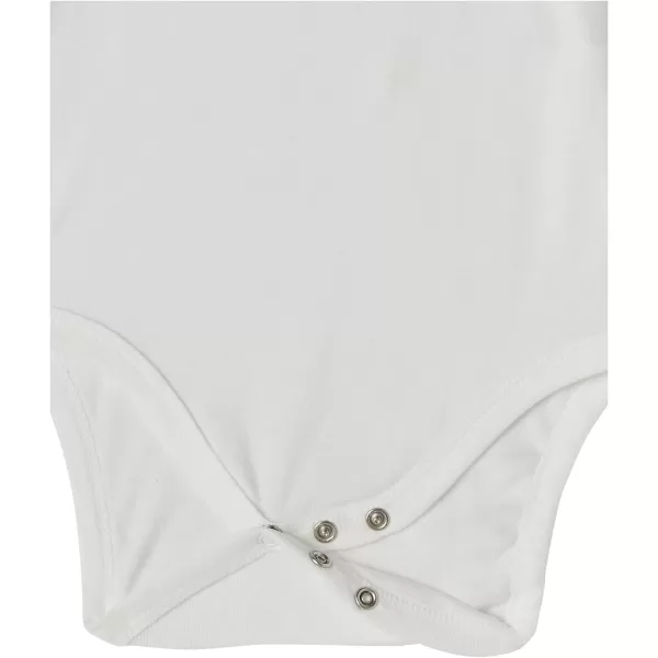 HonestBaby babyboys Long Sleeve Bodysuits Multipack Organic Cotton for Infant Baby Boys4pack Bright White