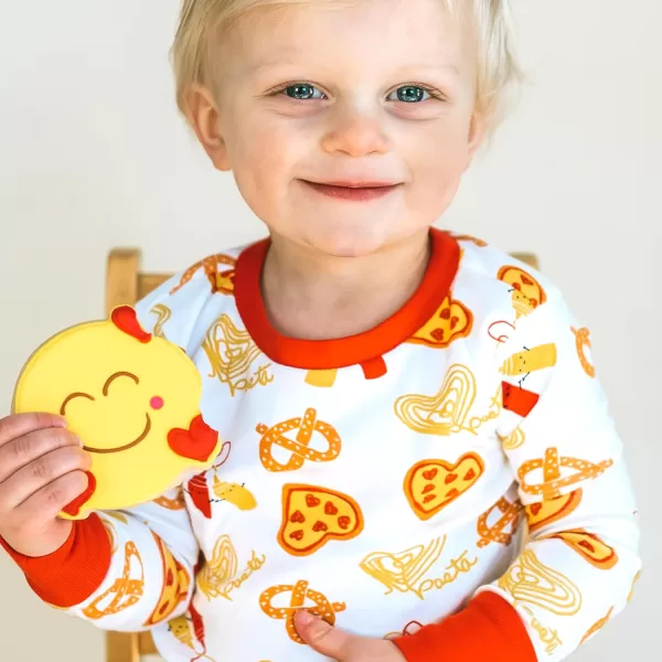 HonestBaby boys Multipack 2piece Pajamas Sleepwear Pjs 100 Organic Cotton for Infant Baby and Toddler Boys UnisexJunk Food Lover