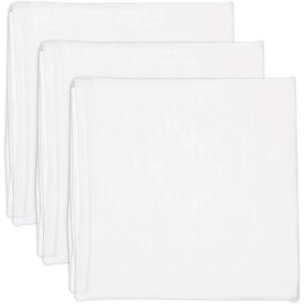 HonestBaby 2Pack Organic Cotton Swaddle Blankets Watercolor WorldNavy One Size A251B3pack Bright White One Size