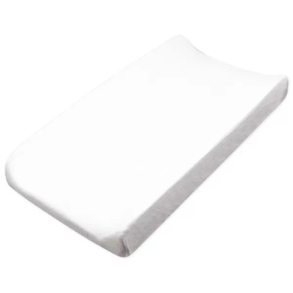 HonestBaby Boys Organic Cotton Changing Pad Cover Black One SizeBright White Terry Cotton One Size