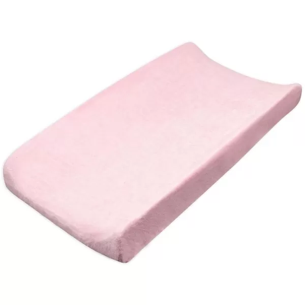 HonestBaby Boys Organic Cotton Changing Pad Cover Black One SizeLight Pink Terry Cotton One Size
