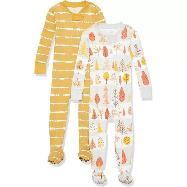 2-pack Shibori Stripe Honey