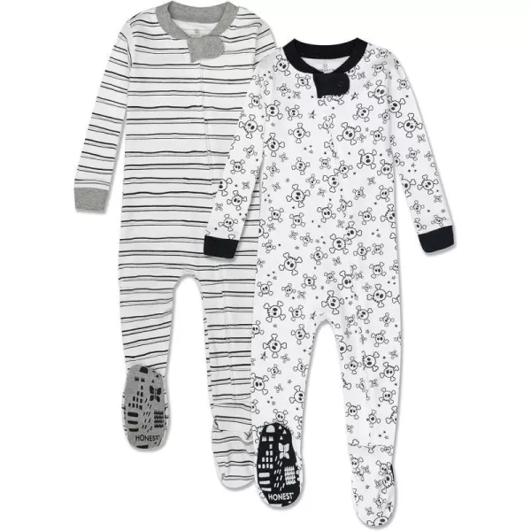 2-pack Tossed Skulls/Sketchy Stripe