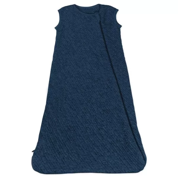 HonestBaby Wearable Blankets Sleeping Bags Swaddle Transition 100 Organic Cotton for Infant Baby Boys Girls Unisex Sage MediumDark Navy Small
