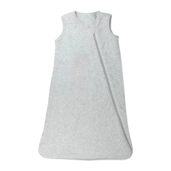 HonestBaby Wearable Blankets Sleeping Bags Swaddle Transition 100 Organic Cotton for Infant Baby Boys Girls Unisex Sage MediumLight Gray Heather Small