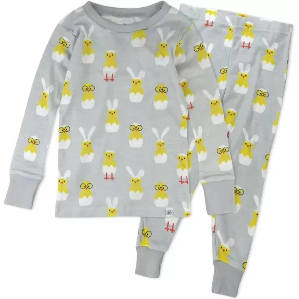 HonestBaby boys Multipack 2piece Pajamas Sleepwear Pjs 100 Organic Cotton for Infant Baby and Toddler Boys UnisexHatched