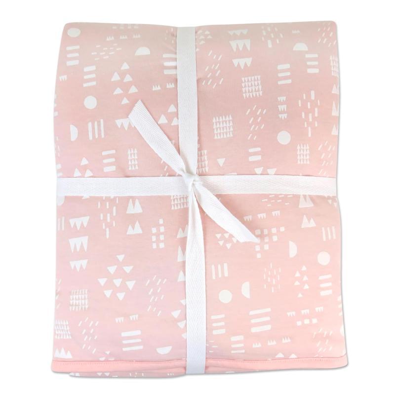HonestBaby Quilted Baby Blankets Reversible Organic Cotton for Infant Boys Girls Unisex Watercolor WorldCompass One Size1pack Flower Power Reversible Blanket One Size