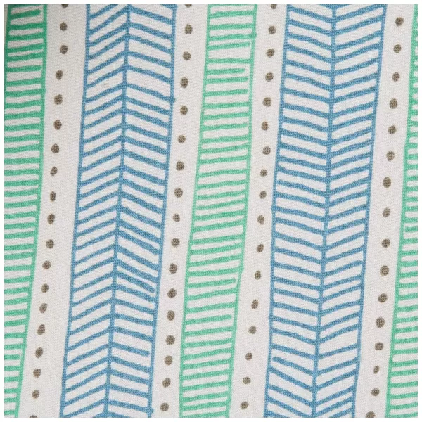 HonestBaby 2Piece Organic Cotton Printed amp Terry Changing Pad Cover Set Watercolor World One Size D2BDROne Size Dots amp Dashes
