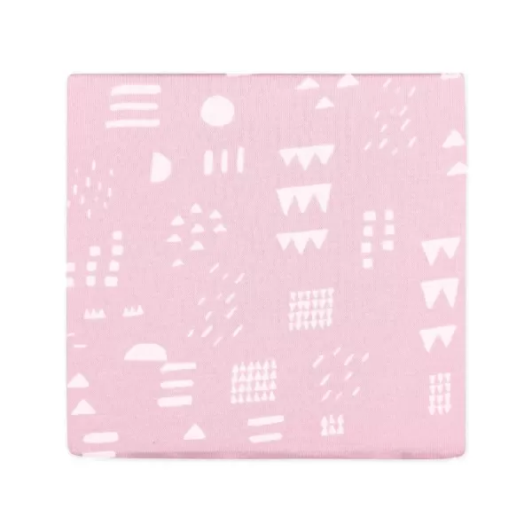 HonestBaby 2Piece Organic Cotton Printed amp Terry Changing Pad Cover Set Watercolor World One Size D2BDROne Size Pattern Play Pink
