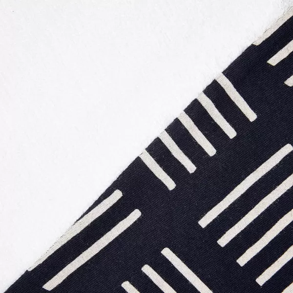 HonestBaby 2Piece Organic Cotton Printed amp Terry Changing Pad Cover Set Watercolor World One Size D2BDROne Size Sketchy Square Dark Navy