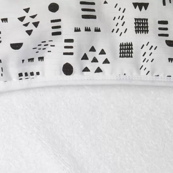 HonestBaby 3Piece Organic Cotton Hooded Towel amp Washcloth Set Rose Blossom One SizeOne Size Pattern Play