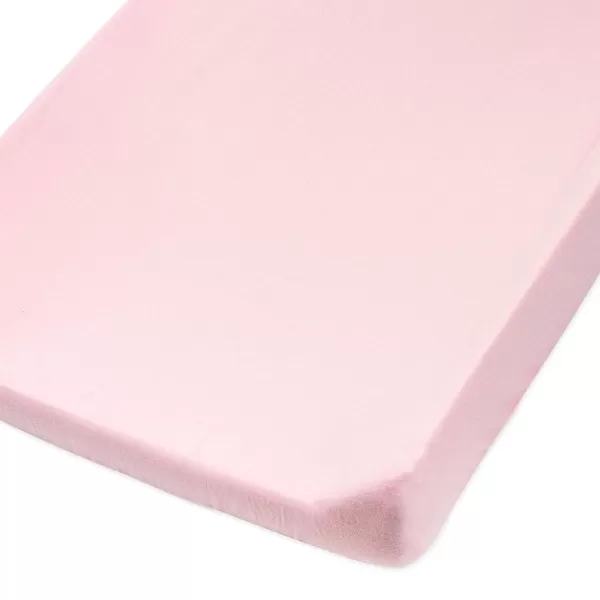 HonestBaby Boys Organic Cotton Changing Pad Cover Blue Painted Buffalo Check One Size2Piece Rose BlossomPink One Size
