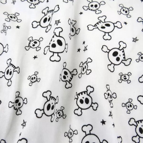 HonestBaby Boys Organic Cotton Changing Pad Cover Blue Painted Buffalo Check One Size2Piece Tossed SkullsBlack One Size