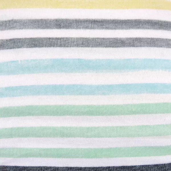 HonestBaby Boys Organic Cotton Changing Pad Cover Blue Painted Buffalo Check One SizeRainbow Stripe Blues One Size