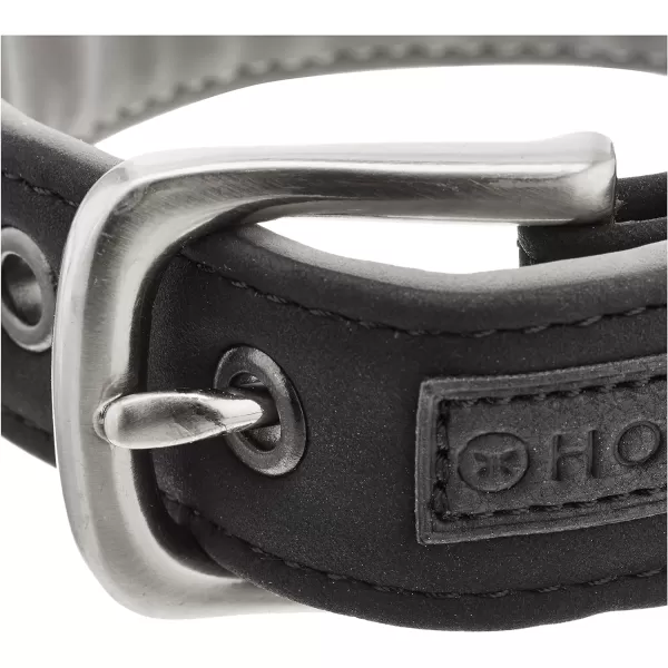 HonestBaby Collars and Leash Sets Braided and Vegan Suede for Dogs Organic Cotton for Pets BlackBlack XSmallBlackGray Padded Collar XXSmall