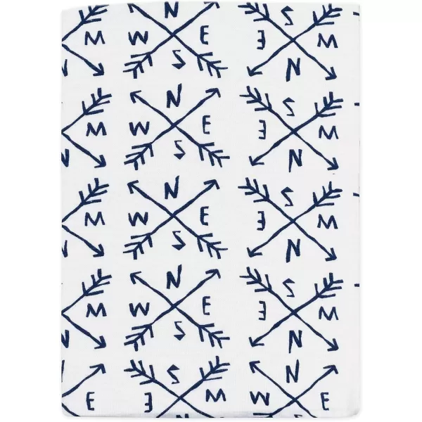 HonestBaby Fitted Crib Sheets Fits Standard Mattress Bassinet Mini Prints 100 Organic Cotton Baby Boys Girls Unisex1 Compass