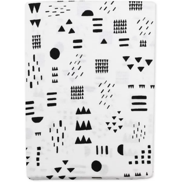 HonestBaby Fitted Crib Sheets Fits Standard Mattress Bassinet Mini Prints 100 Organic Cotton Baby Boys Girls Unisex1 Pattern Play