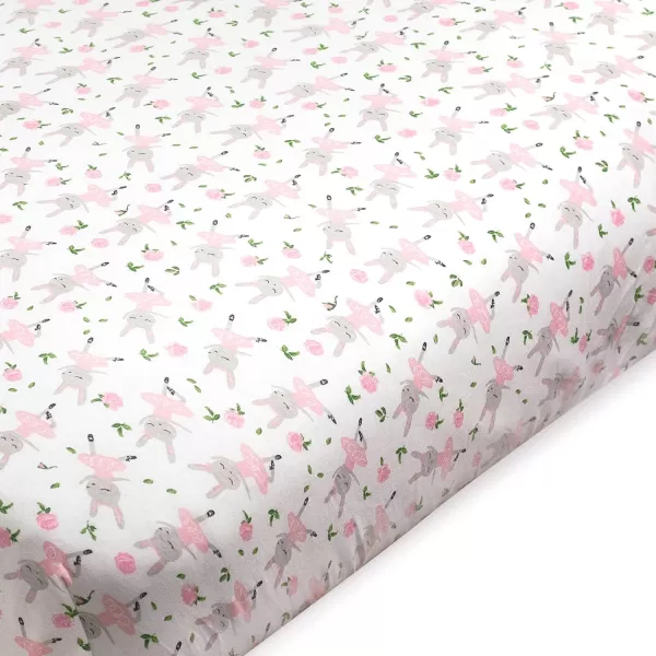 HonestBaby Fitted Crib Sheets Fits Standard Mattress Bassinet Mini Prints 100 Organic Cotton Baby Boys Girls Unisex1 Tutu Cute