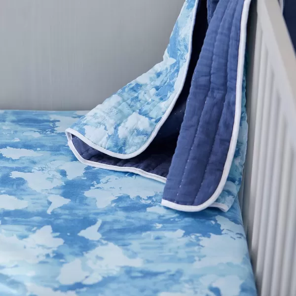 HonestBaby Fitted Crib Sheets Fits Standard Mattress Bassinet Mini Prints 100 Organic Cotton Baby Boys Girls Unisex1 Watercolor World