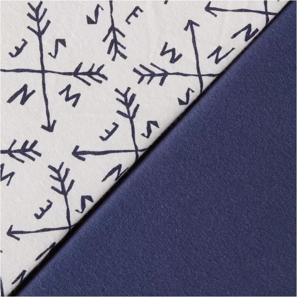 HonestBaby Fitted Crib Sheets Fits Standard Mattress Bassinet Mini Prints 100 Organic Cotton Baby Boys Girls Unisex2 Compass
